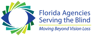 Florida Agencies Serving the Blind (Moving Beyond Vision Loss) Logo